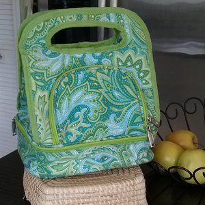 Picnic Plus PSM-144GP Savoy Lunch Tote Paisley